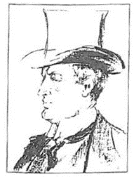 2. Edvard Munch drawn by Henrik Lund in 1924.  